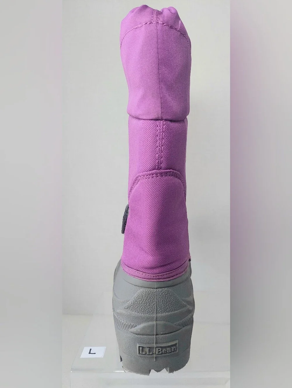 L.L. Bean Girls' Purple Waterproof Winter Boots